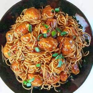 Chicken Manchurian Noodle