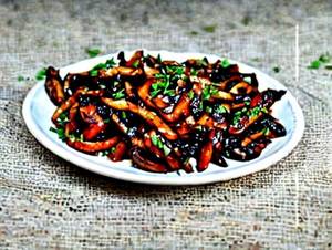 Mushroom Pepper Fry