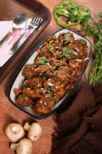 Mushroom Manchurian Gravy