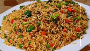 Veg Triple Schezwan Fried Rice
