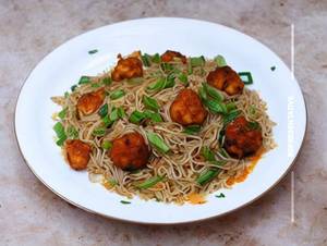 Noodles Manchurian Fried Rice