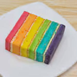 Rainbow Tea Cake