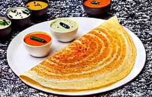 Ghee onion dosa