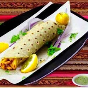 Punjabi Lemon Chaap Roll