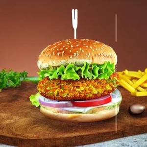 Veg twin burger