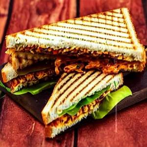 Paneer shezwan sandwich