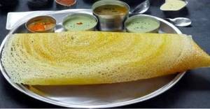 Onion rava masala dosa