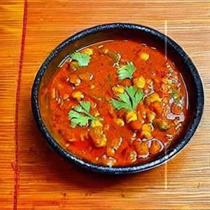 Kathiyawadi Sabji Sev Tomato