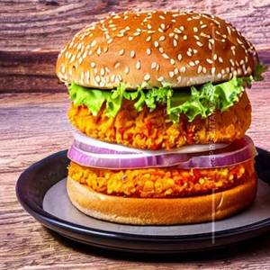 VEG SCHEZWAN  BURGER