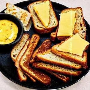 Bread Butter Chutney Cheese Toast Sandwich