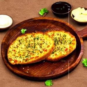 Masala Cheese Garlic Bread