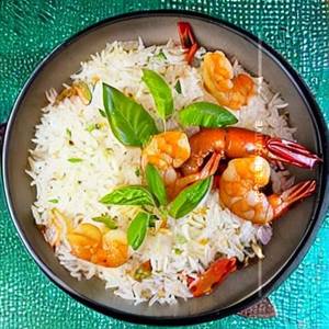 Special Prawns Chilli Rice