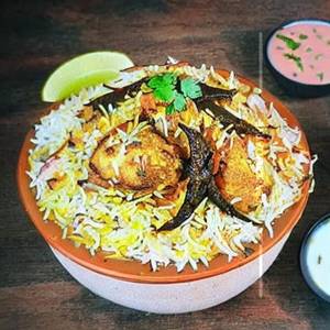 Fish biryani