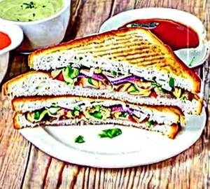 Chicken shezwan sandwhich