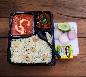 Ghee Rice Paneer Butter Masala Combo