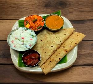 Chapati + Curd Rice