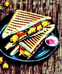 Paneer tikka sandwich