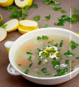 Lemon Coriander Soup
