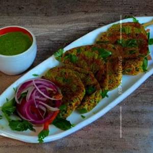 Veg seekh kebab