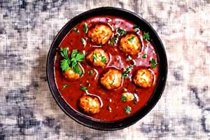 Veg Ball In Garlic Sauce (Gravy)