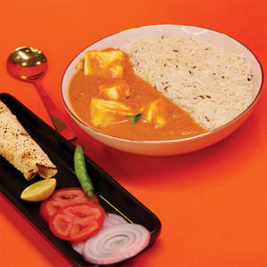 Combo 7 - Jeera Rice And Paneer Tikka Masala Rice Bowl