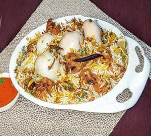 Muradabad Chicken Biryani. Half