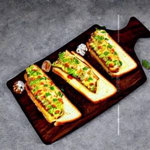 Bread Butter Aloo Cheese Toast Sandwich