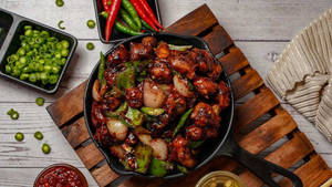 Chilli Mushroom Dry