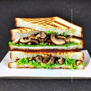 Mushroom sandwich