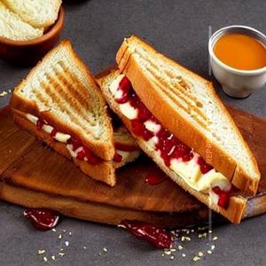 Bread Butter Jam Sandwich