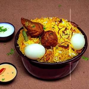 Bucket Egg Biryani