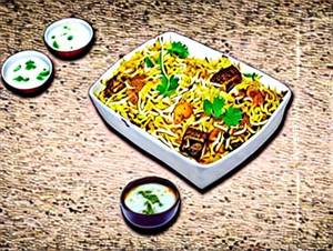 Veg Hyderabadi Biryani