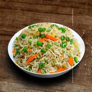 Veg Burnt Garlic Fried Rice