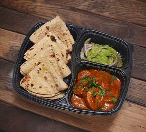 Masala Chaap Thali[2pc tawa rori]