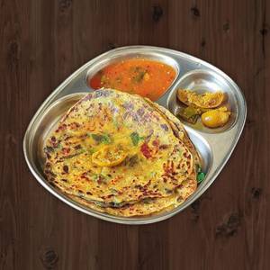 Onion paratha (2pce)