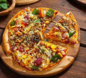 Corn cheese pizza
