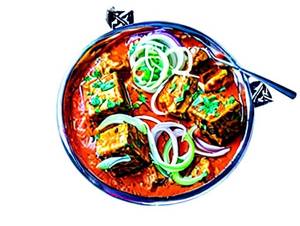 Paneer tikka masala                           