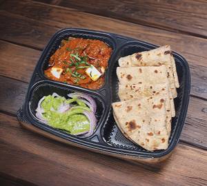Kadhai Paneer Thali[2Pc Tawa Roti]