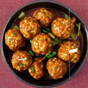 Veg Balls Chilli In Soya Sauce