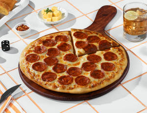 Classic Pepperoni THIN CRUST PIZZA [BIG 10"]