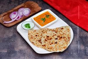Butter Paneer Masala Paratha