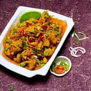 Chicken Singapore Bhel