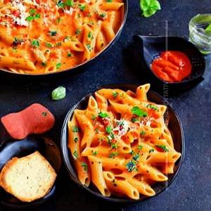 Baked Cheese Makhani Penne Pasta 