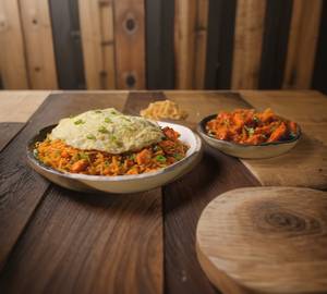 Triple Schezwan Fried Rice [ Chicken ]