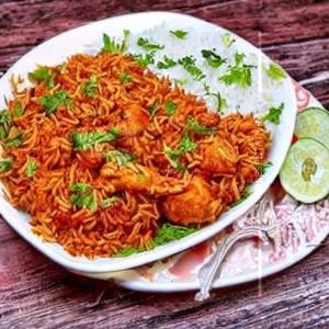 Mixed Schezwan Rice Chicken