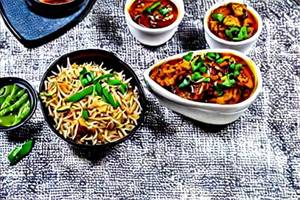 Manchurian fried rice