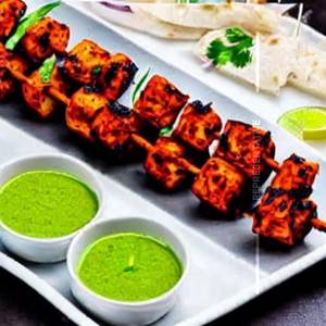 Smoked Paneer Tikka Kebab