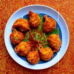 Chicken szechuan fried momo