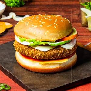 Cheese Chilli Garlic Burger   