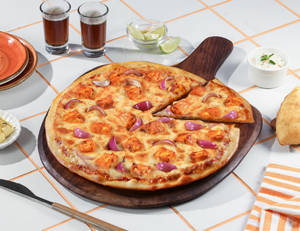 Paneer Tikka THIN CRUST PIZZA [BIG 10"]